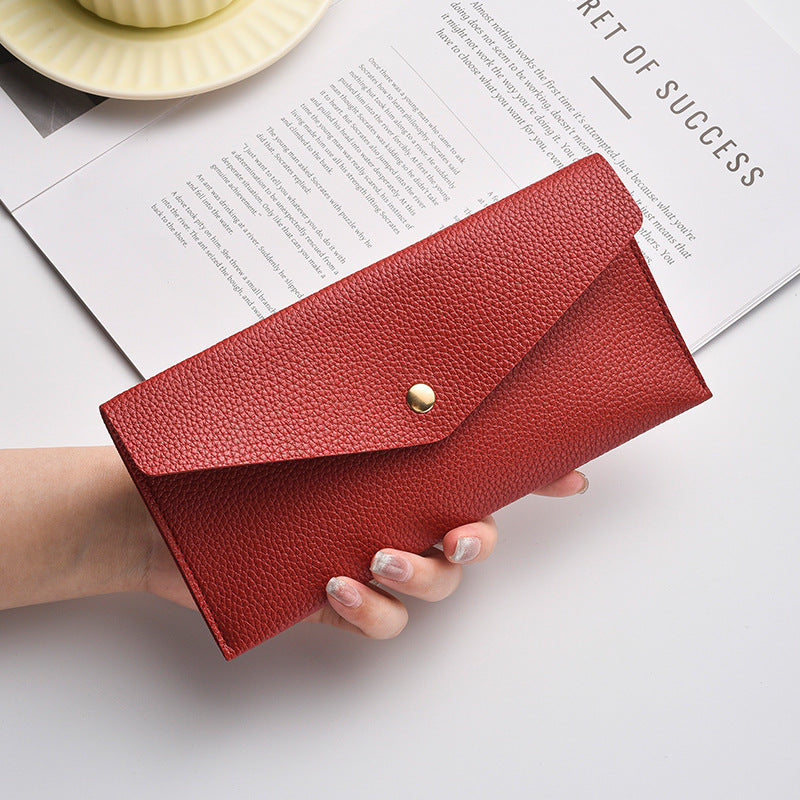 Wholesale  Wallet Long Thin Clutch Bag Simple Bag  Wallet